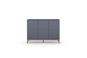 Skjenk Pelle 120x41x85 cm, Grå/Wotan Eik - 120x41x85 cm, Grå/Wotan Eik - Oppbevaring - Oppbevaringsmøbler - Sideboard & skjenk
