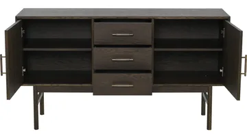 Skjenk Porsvik - brunlakkert eikefiner - Oppbevaring - Oppbevaringsmøbler - Sideboard & skjenk