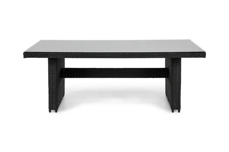 Spisebord Marcus 200x100 cm - Svart - Hagemøbler & utemiljø - Hagebord - Spisebord ute