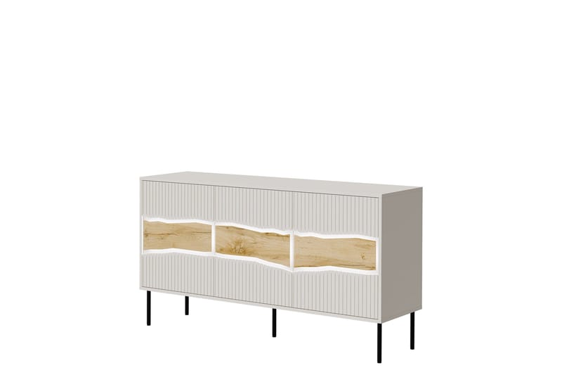 Stintino Skjenk 144x40 cm, Grå