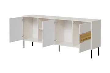 Stintino Skjenk 190x40 cm - Hvit/Grå - Oppbevaring - Oppbevaringsmøbler - Sideboard & skjenk