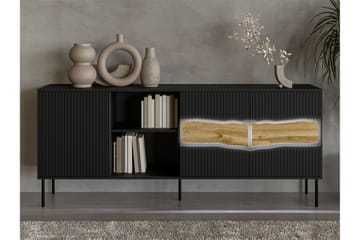 Stintino Skjenk 190x40 cm - Svart/Brun - Oppbevaring - Oppbevaringsmøbler - Sideboard & skjenk