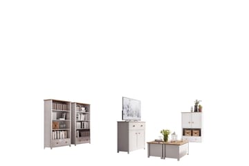 Storys Stue Møbelsett - Brun - Oppbevaring - Oppbevaringsmøbler - Møbelsett til stue