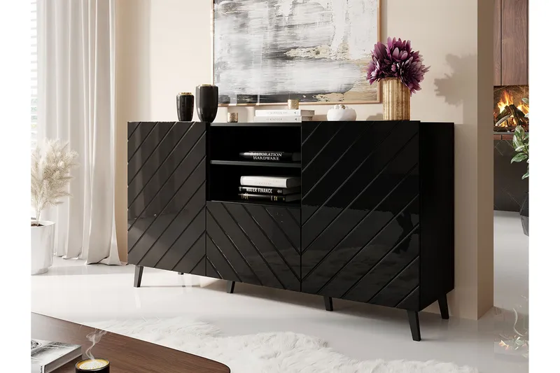 Strontian Byrå 150 cm Scandinavian Choice Black - Oppbevaring - Oppbevaringsmøbler - Kommode