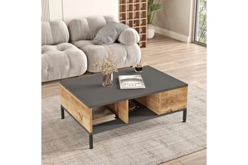 Stuemøbelsett Galloway Atlantisk Furu / Antrasitt - Grå - Oppbevaring - Oppbevaringsmøbler - Møbelsett til stue