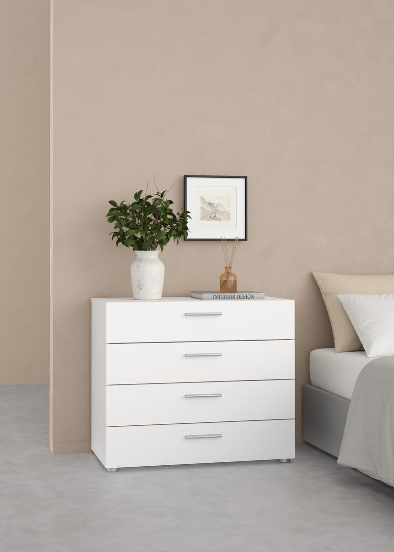 Suntia Kommode med 4 skuffer 80x40x68 cm - Oppbevaring - Oppbevaringsmøbler - Kommode