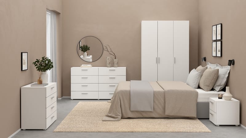 Suntia Kommode med 4 skuffer 80x40x68 cm - Oppbevaring - Oppbevaringsmøbler - Kommode