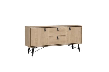Tadami Skjenk 150x40 cm i Tre med Metallben - Beige - Oppbevaring - Oppbevaringsmøbler - Sideboard & skjenk