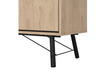 Tadami Skjenk 150x40 cm i Tre med Metallben - Beige - Oppbevaring - Oppbevaringsmøbler - Sideboard & skjenk