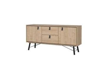 Tadami Skjenk 150x40 cm i Tre med Metallben - Beige - Oppbevaring - Oppbevaringsmøbler - Sideboard & skjenk