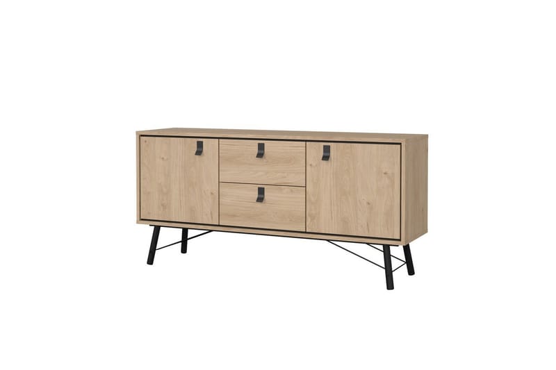 Tadami Skjenk 150x40 cm i Tre med Metallben, Beige