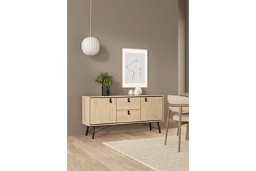 Tadami Skjenk 150x40 cm i Tre med Metallben - Beige - Oppbevaring - Oppbevaringsmøbler - Sideboard & skjenk