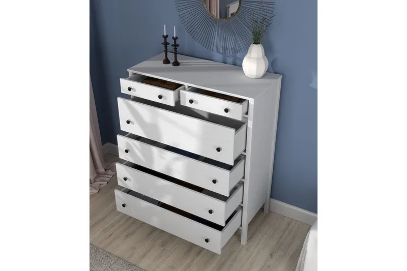 Talven Kommode 108 cm - Natur/Hvit - Oppbevaring - Oppbevaringsmøbler - Kommode