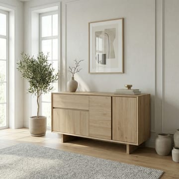 Tavon Konsoll 146x76x45 cm - Naturlig eik - Oppbevaring - Oppbevaringsmøbler - Sideboard & skjenk