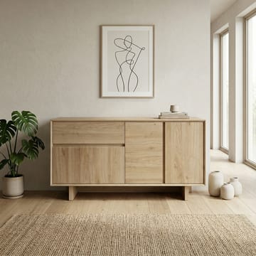 Tavon Konsoll 146x76x45 cm - Naturlig eik - Oppbevaring - Oppbevaringsmøbler - Sideboard & skjenk