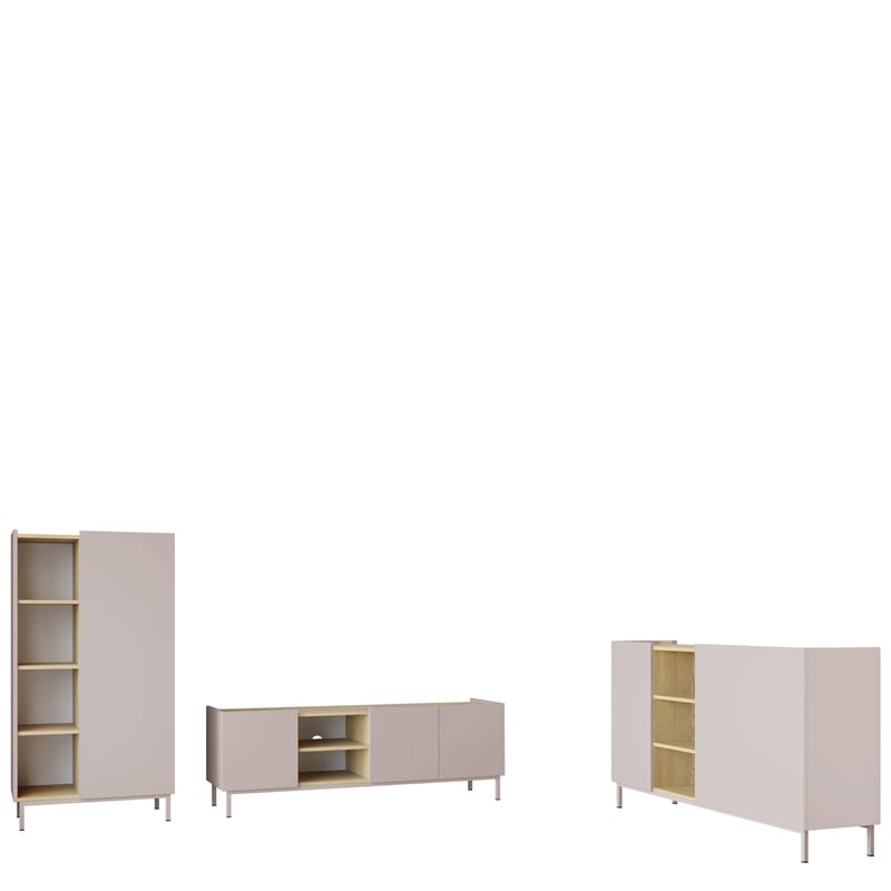 Tavrin Møbelsett for stue - Beige - Oppbevaring - Oppbevaringsmøbler - Møbelsett til stue