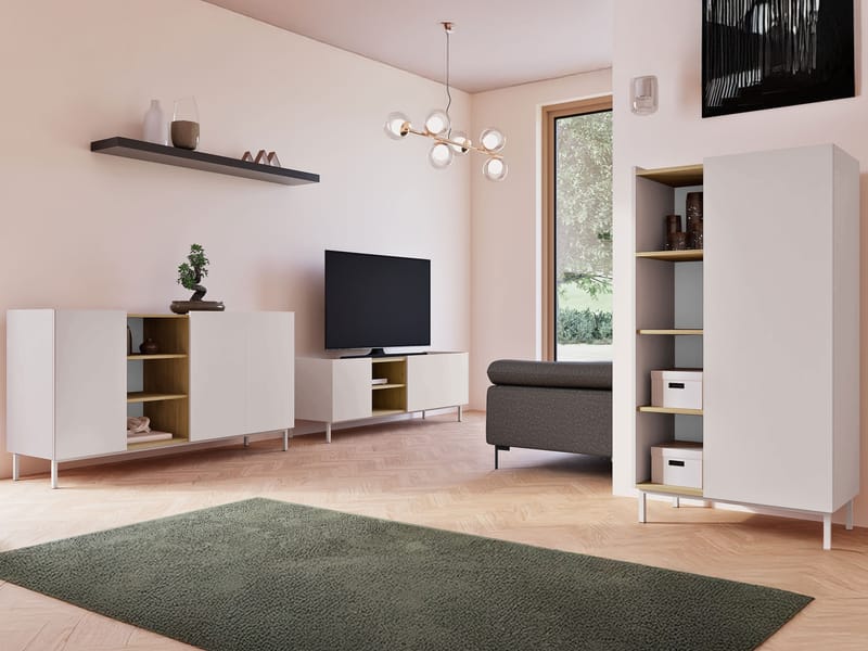 Tavrin Møbelsett for stue - Beige - Oppbevaring - Oppbevaringsmøbler - Møbelsett til stue