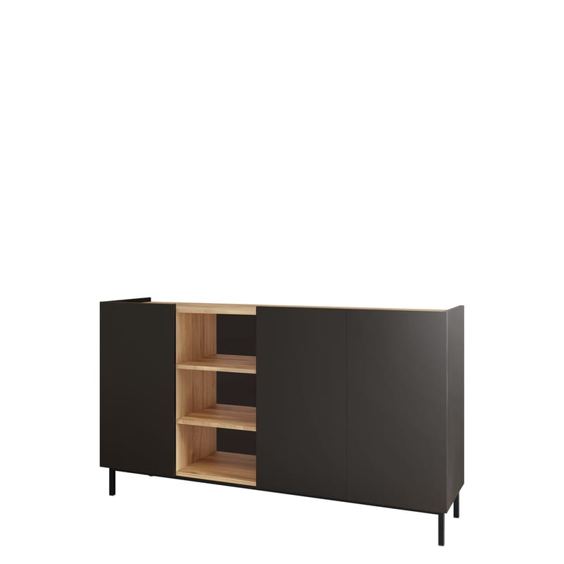 Tavrin Skjenk 153x44 cm - Svart - Oppbevaring - Oppbevaringsmøbler - Sideboard & skjenk