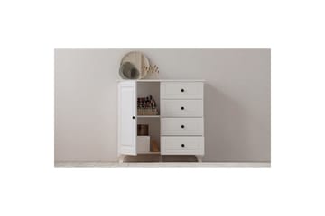 Thoro Hjørnekommode 87 cm - Matt Hvit - Oppbevaring - Oppbevaringsmøbler - Kommode