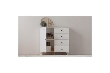 Thoro Hjørnekommode 87 cm - Matt Hvit - Oppbevaring - Oppbevaringsmøbler - Kommode