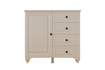 Thoro Hjørnekommode 87 cm - Matt Hvit - Oppbevaring - Oppbevaringsmøbler - Kommode