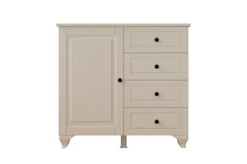 Thoro Hjørnekommode 87 cm - Matt Hvit - Oppbevaring - Oppbevaringsmøbler - Kommode