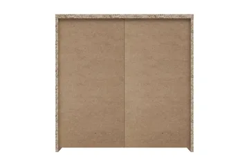 Toledor Skjenk 2 Skuffer 74x77 cm - Brun / Hvit - Oppbevaring - Oppbevaringsmøbler - Sideboard & skjenk