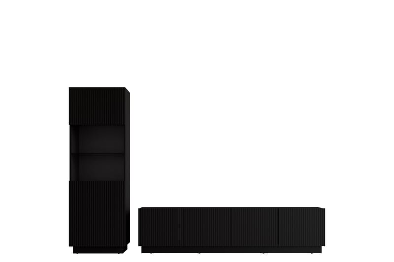 Torvalen Møbelsett for Stue, Svart