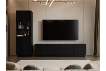 Torvalen Møbelsett for Stue - Svart - Oppbevaring - Oppbevaringsmøbler - Møbelsett til stue