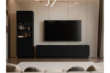 Torvalen Møbelsett for Stue - Svart - Oppbevaring - Oppbevaringsmøbler - Møbelsett til stue