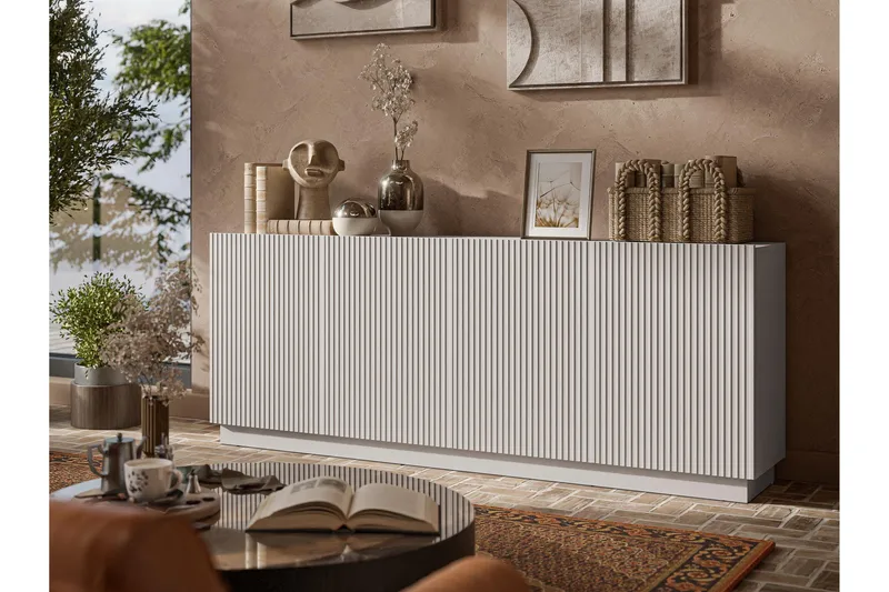 Torvalen Skjenk 200x42 cm - Beige - Oppbevaring - Oppbevaringsmøbler - Sideboard & skjenk
