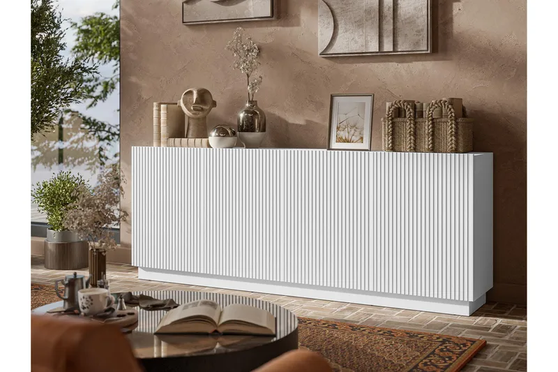 Torvalen Skjenk 200x42 cm - Hvit - Oppbevaring - Oppbevaringsmøbler - Sideboard & skjenk