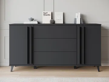 Torvos Kommode 150 cm - Svart - Oppbevaring - Oppbevaringsmøbler - Kommode