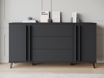 Torvos Kommode 150 cm - Svart - Oppbevaring - Oppbevaringsmøbler - Kommode