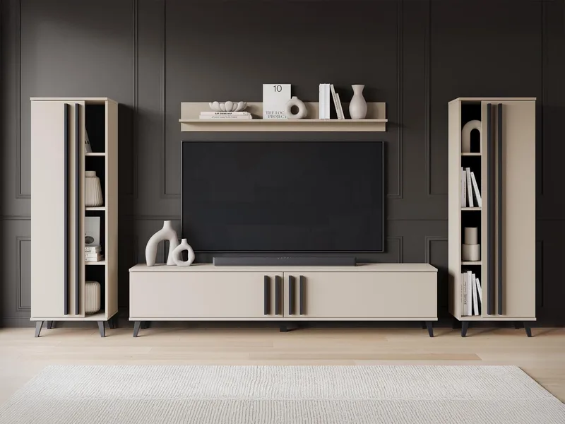 Torvos Møbelsett for stue - Beige - Oppbevaring - Oppbevaringsmøbler - Møbelsett til stue