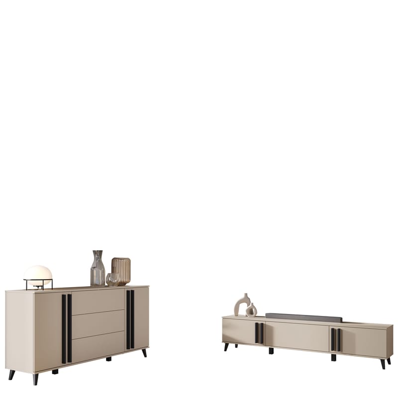 Torvos Møbelsett for stue - Beige - Oppbevaring - Oppbevaringsmøbler - Møbelsett til stue