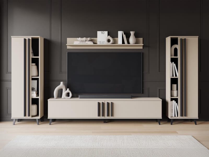 Torvos Møbelsett for stue - Beige - Oppbevaring - Oppbevaringsmøbler - Møbelsett til stue