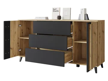 Torvos Møbelsett for stue - Brun/Svart - Oppbevaring - Oppbevaringsmøbler - Møbelsett til stue