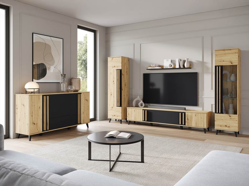 Torvos Møbelsett for stue - Brun/Svart - Oppbevaring - Oppbevaringsmøbler - Møbelsett til stue