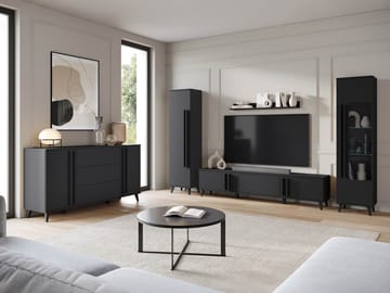 Torvos Møbelsett for stue - Svart - Oppbevaring - Oppbevaringsmøbler - Møbelsett til stue