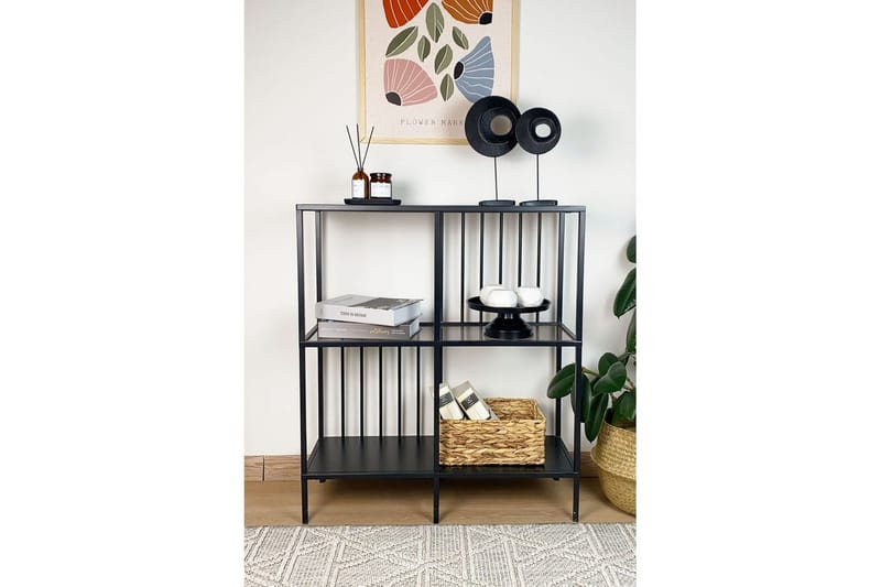 Travos Skänk 80x30 cm - Sort - Oppbevaring - Oppbevaringsmøbler - Sideboard & skjenk