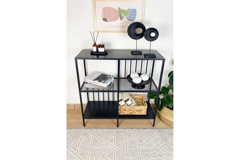 Travos Skänk 80x30 cm - Sort - Oppbevaring - Oppbevaringsmøbler - Sideboard & skjenk