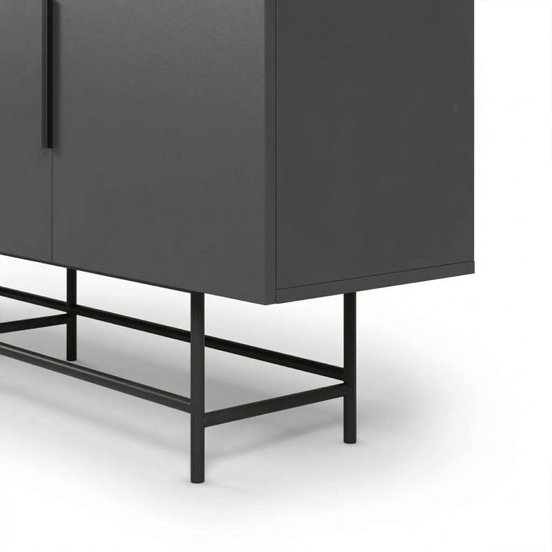 Truvia Konsoll 200x77,9x40 cm - Antrasitt og svart - Oppbevaring - Oppbevaringsmøbler - Sideboard & skjenk