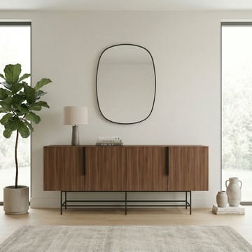 Truvia Konsoll 200x77,9x40 cm - Milano valnøtt og svart - Oppbevaring - Oppbevaringsmøbler - Sideboard & skjenk