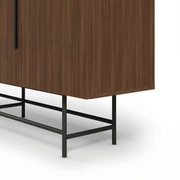 Truvia Konsoll 200x77,9x40 cm - Milano valnøtt og svart - Oppbevaring - Oppbevaringsmøbler - Sideboard & skjenk