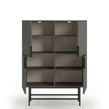 Truvia Skjenk 100x128x40 cm - Antrasitt/Svart - Oppbevaring - Oppbevaringsmøbler - Sideboard & skjenk