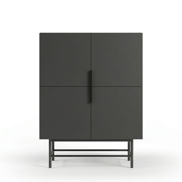 Truvia Skjenk 100x128x40 cm - Antrasitt/Svart - Oppbevaring - Oppbevaringsmøbler - Sideboard & skjenk