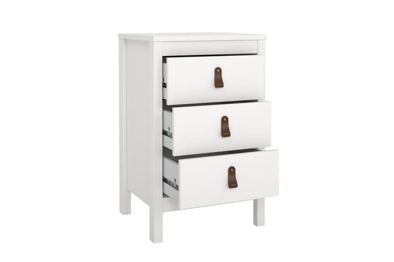 Vallvidera Hjørnekommode 44 cm - Hvit - Oppbevaring - Oppbevaringsmøbler - Kommode