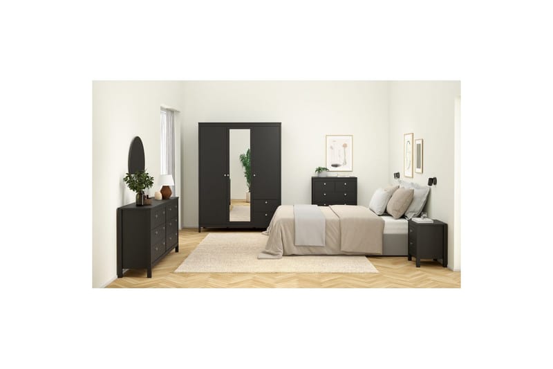 Vallvidera Kommode 159,6 cm - Svart - Oppbevaring - Oppbevaringsmøbler - Kommode