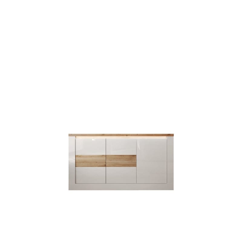 Vandesar Skjenk 160 cm - Natur/Hvit - Oppbevaring - Oppbevaringsmøbler - Sideboard & skjenk